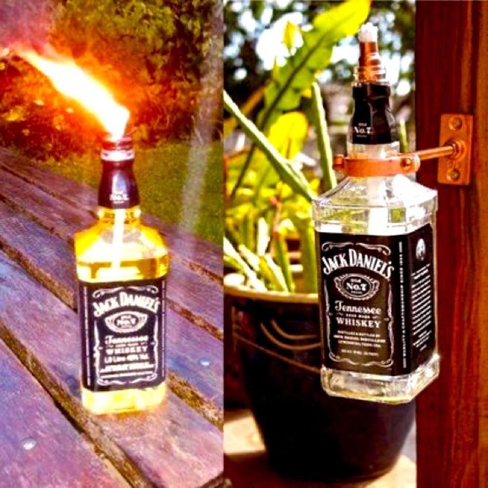 Jack Daniels tiki torch
